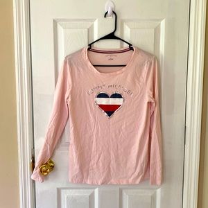 Light pink long sleeve shirt